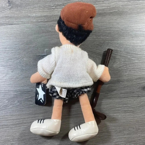 Collectable Three Stooges Golfing Plush Doll  MOE  Highlght Starz NWT - Picture 2 of 4
